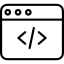 Coding and Development Icon